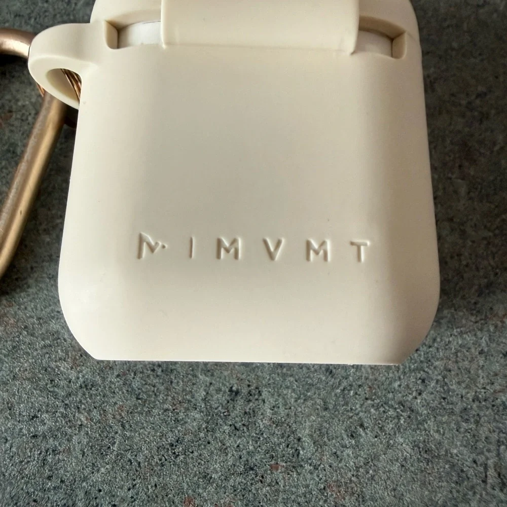 MVMT AirPods Case w Carabiner Empty Case Only Silicone Cover Apple AirPods